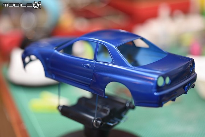 [模型製作記] TAMIYA 1/24 NISSAN SKYLINE R34