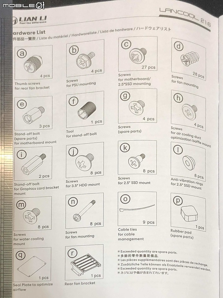 點我看大圖 可能是目前最無所不能的中塔機殼 聯力LIAN LI Lancool 216 開箱測試報告