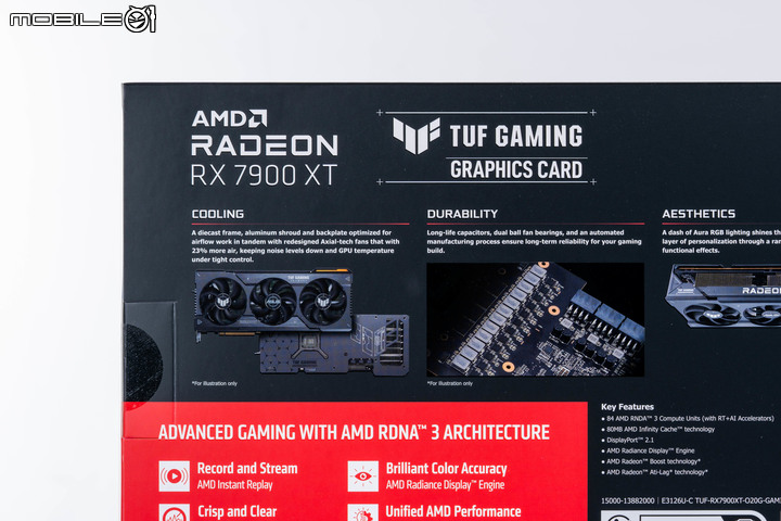 ASUS TUF RX 7900 XT O20G GAMING 顯示卡開箱實測 以嶄新設計迎接效能推升
