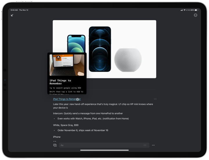 【Craft|取代Notion 的筆記軟體】近乎完美、設計精美、功能強大，Apple 使用者的文件工具筆記本(12.1上架 Setapp)