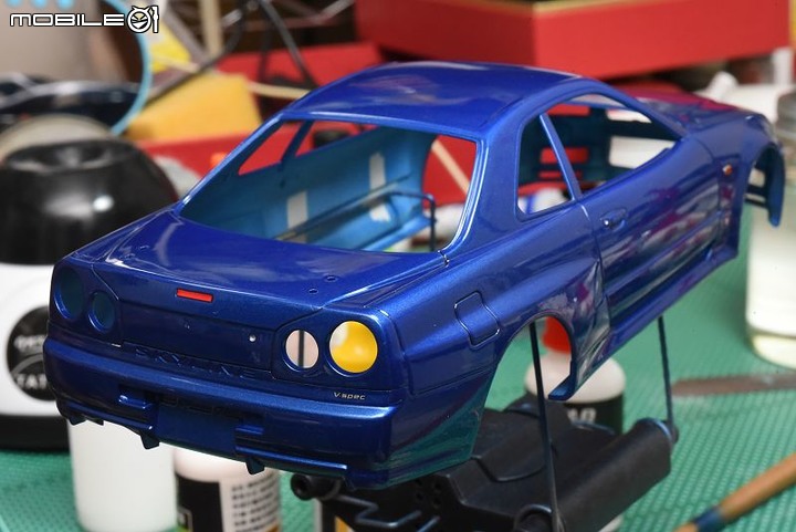 [模型製作記] TAMIYA 1/24 NISSAN SKYLINE R34