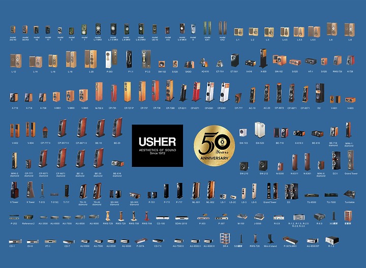 傳說中最香的國產喇叭，限量100對全台首發 UA-50 USHER 50周年紀念喇叭，小冠頭的開香人生！