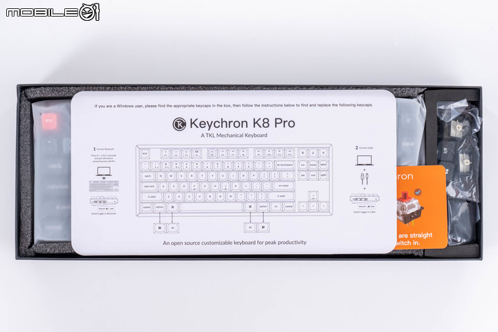 Keychron K8 Pro TKL 機械鍵盤開箱試用 以開源軟體賦予更多自訂功能的專業輸入工具