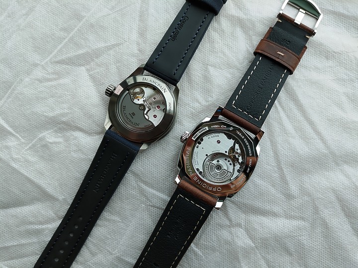 [不專業開箱] Blancpain 50噚+OMEGA 海馬+PANERAI Radiomir PAM995