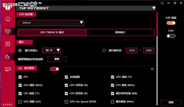 ASUS TUF RX 7900 XT O20G GAMING 顯示卡開箱實測 以嶄新設計迎接效能推升