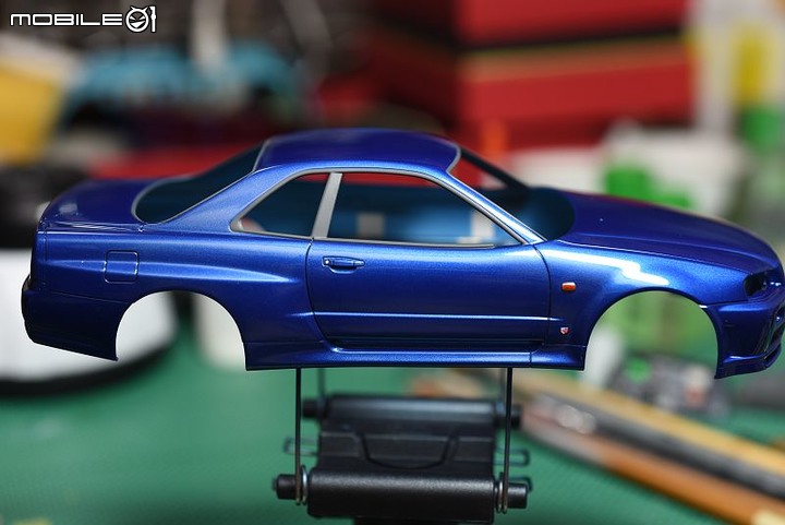 [模型製作記] TAMIYA 1/24 NISSAN SKYLINE R34