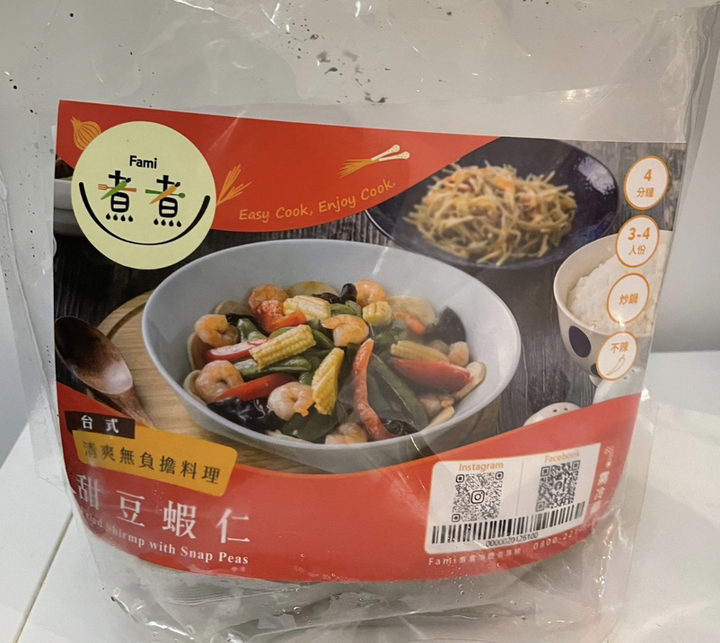 [分享] 全家Fami煮煮椒鹽排骨酥+甜豆蝦仁