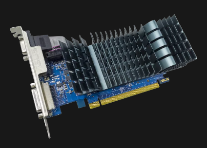 顯示卡通常需要占據兩個PCI-E插槽的空間。後來有找到只占用單槽的顯示卡。