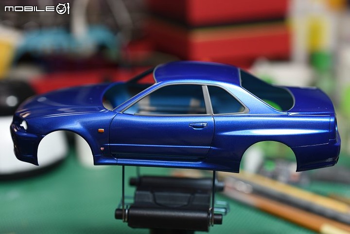 [模型製作記] TAMIYA 1/24 NISSAN SKYLINE R34
