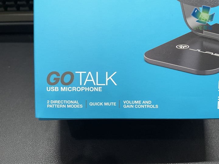 點我看大圖 【小宅開箱】好看實惠的多功能電容式麥克風 JLab Go Talk USB麥克風