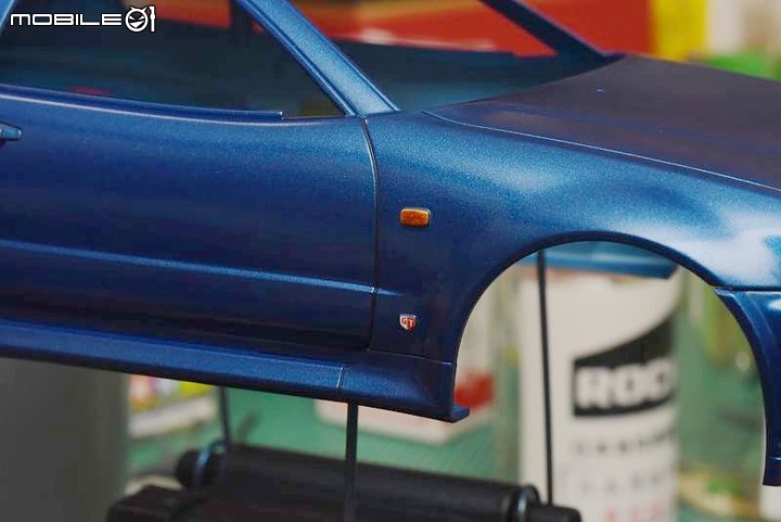 [模型製作記] TAMIYA 1/24 NISSAN SKYLINE R34