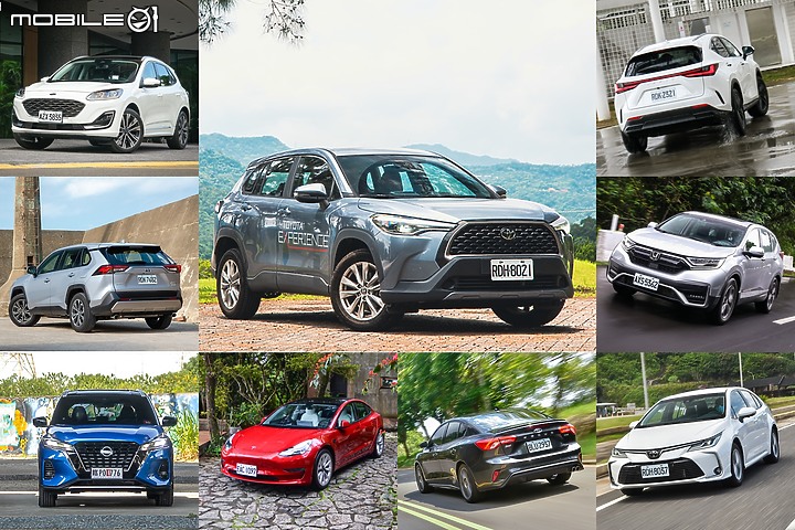 2022年1~11月台灣汽車市場銷售排行整理|Corolla Cross奪冠大勢底定,Model 3、NX搶爭進口豪華之冠!
