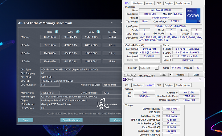 點我看大圖 Intel Core i9-13900K搭配GIGABYTE RTX 4090高階主機效能實測