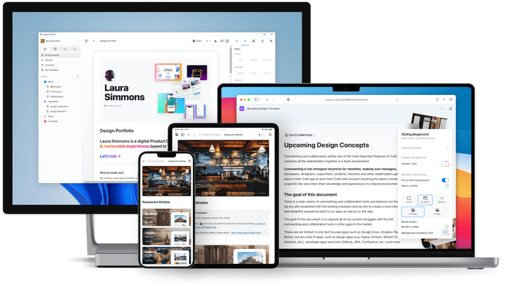 【Craft|取代Notion 的筆記軟體】近乎完美、設計精美、功能強大，Apple 使用者的文件工具筆記本(12.1上架 Setapp)
