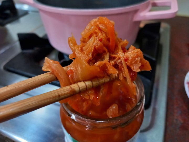 自己煮泡菜火鍋!泡菜罐頭
