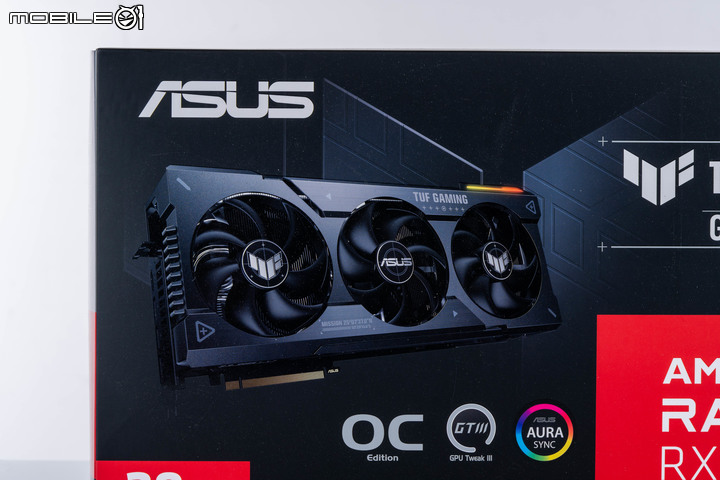 ASUS TUF RX 7900 XT O20G GAMING 顯示卡開箱實測 以嶄新設計迎接效能推升