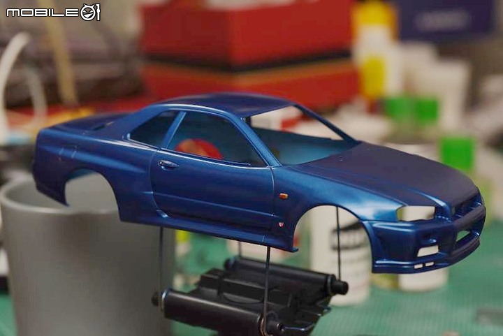 [模型製作記] TAMIYA 1/24 NISSAN SKYLINE R34