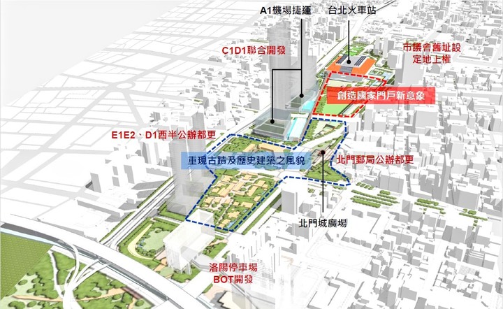 北車旁2大開發案對A7的加持