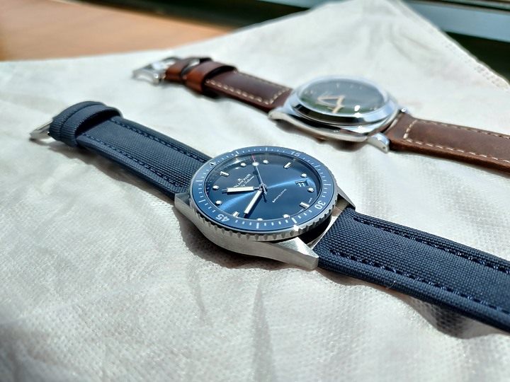 [不專業開箱] Blancpain 50噚+OMEGA 海馬+PANERAI Radiomir PAM995
