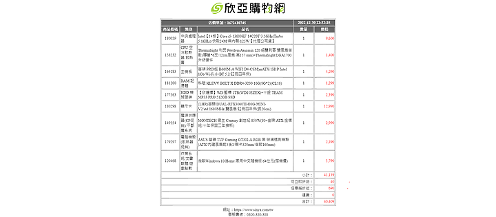 40K這樣配可以嗎?