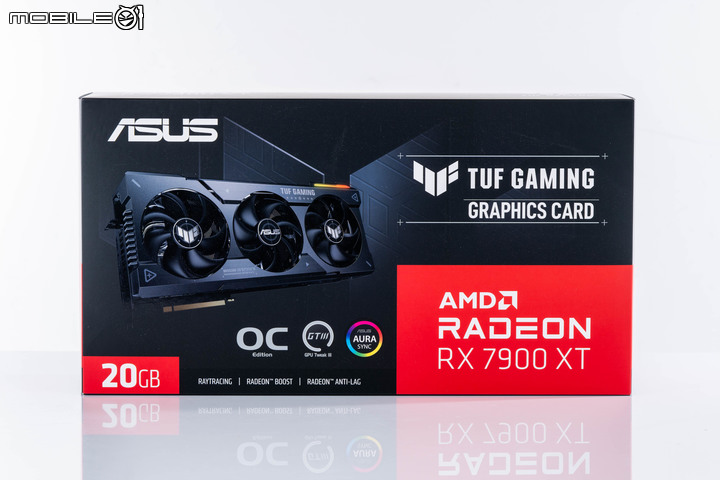 ASUS TUF RX 7900 XT O20G GAMING 顯示卡開箱實測 以嶄新設計迎接效能推升