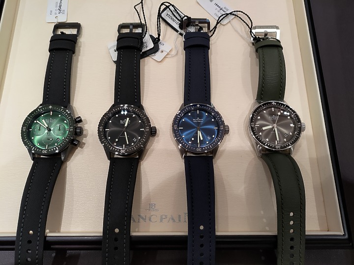 [不專業開箱] Blancpain 50噚+OMEGA 海馬+PANERAI Radiomir PAM995