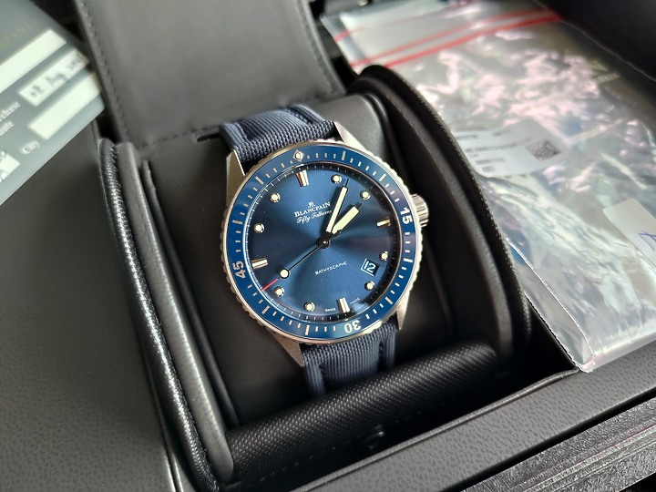 [不專業開箱] Blancpain 50噚+OMEGA 海馬+PANERAI Radiomir PAM995