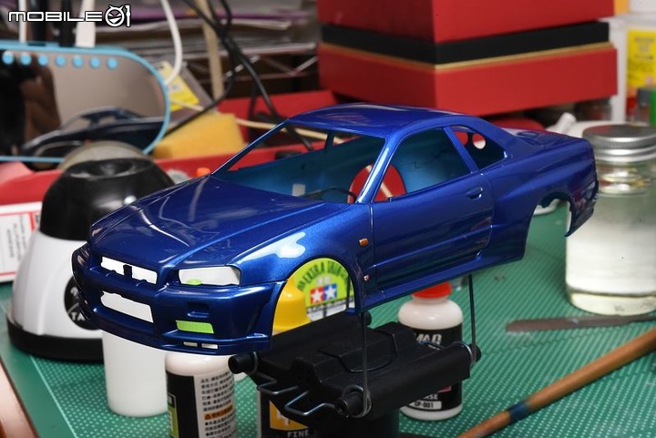 [模型製作記] TAMIYA 1/24 NISSAN SKYLINE R34
