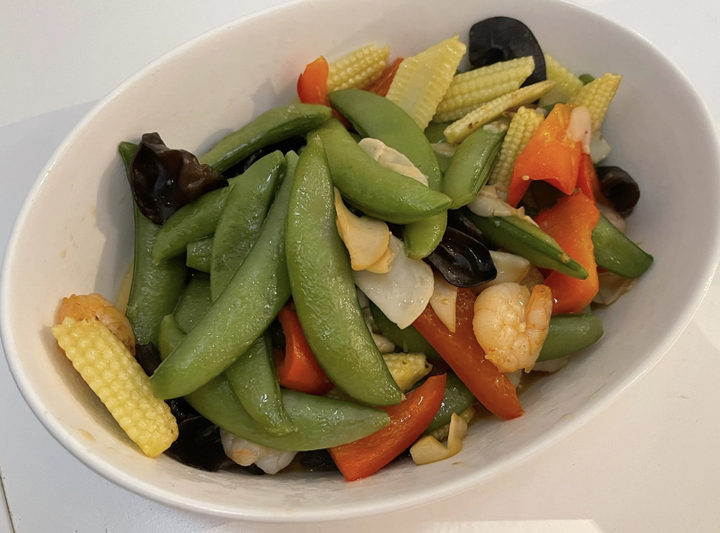 [分享] 全家Fami煮煮椒鹽排骨酥+甜豆蝦仁