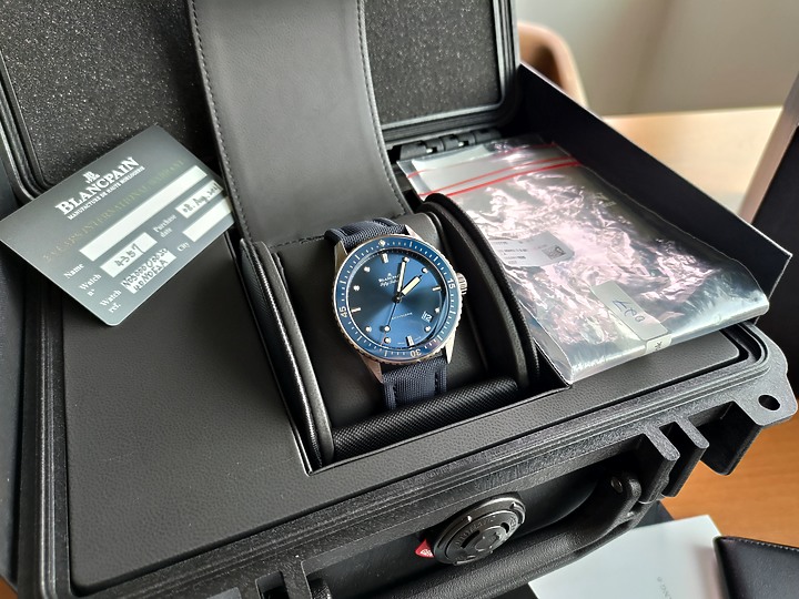 [不專業開箱] Blancpain 50噚+OMEGA 海馬+PANERAI Radiomir PAM995