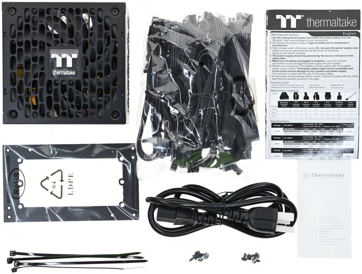 thermaltake TOUGHPOWER SFX 1000W金牌全模組化電源開箱