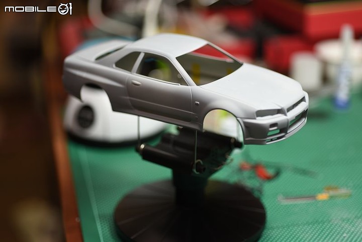 [模型製作記] TAMIYA 1/24 NISSAN SKYLINE R34