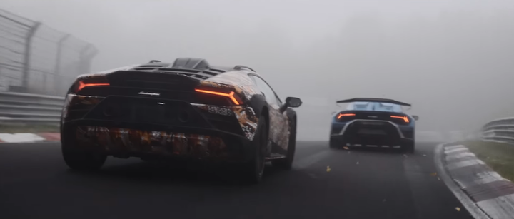 影/藍寶堅尼Huracan Sterrato放大絕!紐柏林賽道切西瓜超車