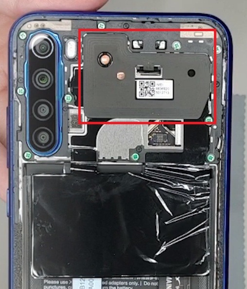 請問紅米NOTE8T 拆機問題
