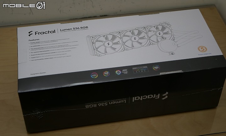 [開箱] Aspect RGB 風扇 FD Lumen S36 RGB v2