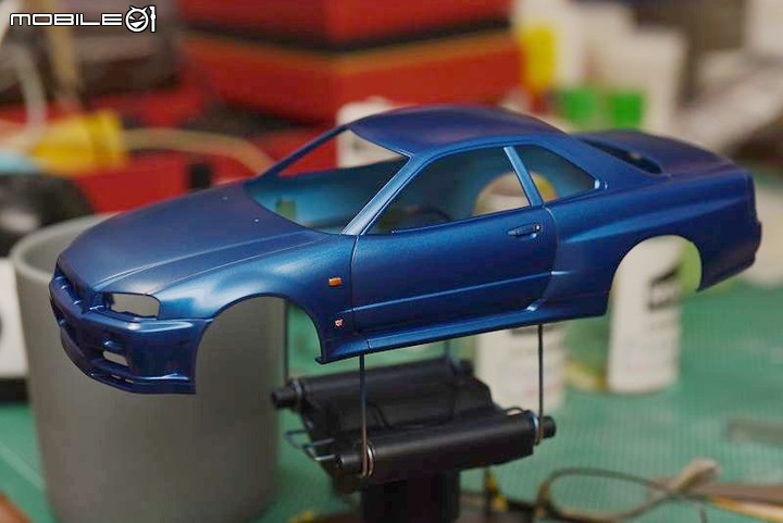 [模型製作記] TAMIYA 1/24 NISSAN SKYLINE R34