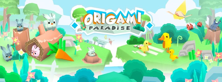 《摺紙島:悠遊樂園》Origami Paradise 動物摺紙題材的療癒系遊戲 1月11日 通知上線 | 建造屬於自己的摺紙世界 布置養成各式各樣可愛的摺紙動物