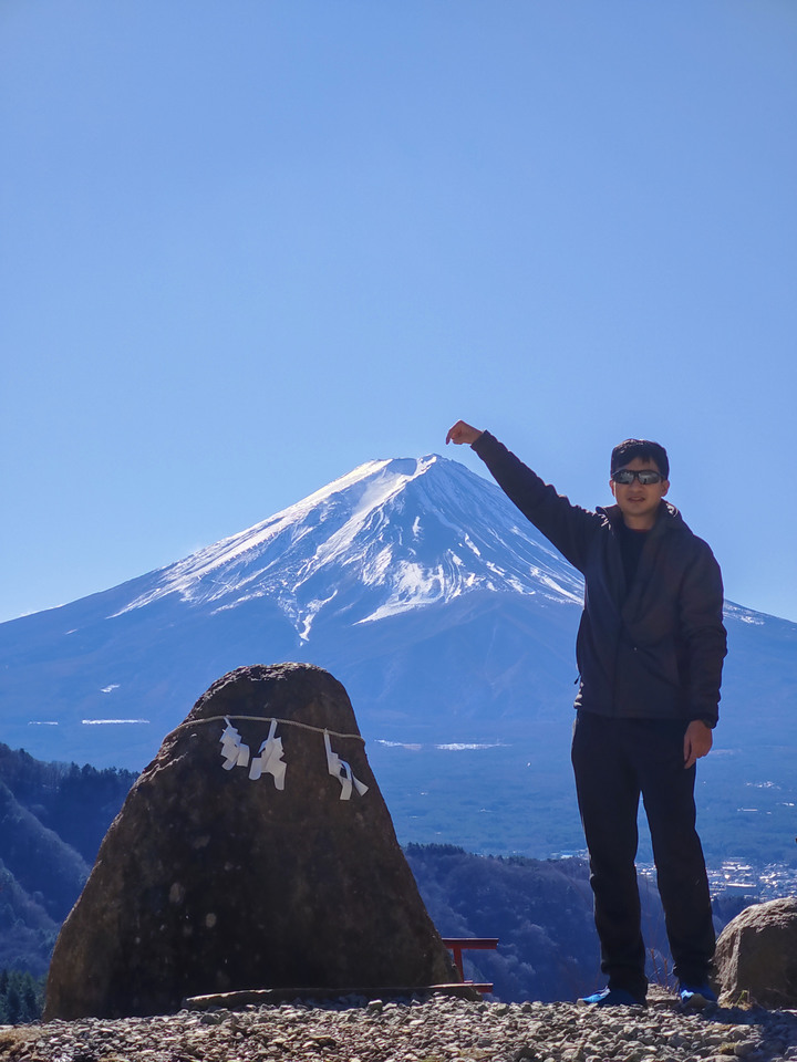 【小惡魔好玩兔U】挑望富士山的絕妙景點－富士河口湖／天空鳥居／河口淺間神社