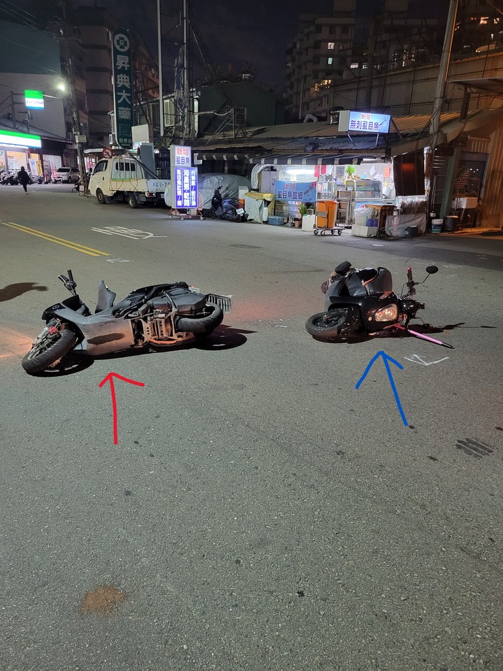 第一次發生機車車禍 求助