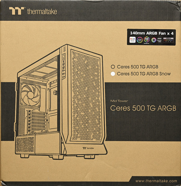 thermaltake勁透Ceres 500 TG ARGB機殼開箱