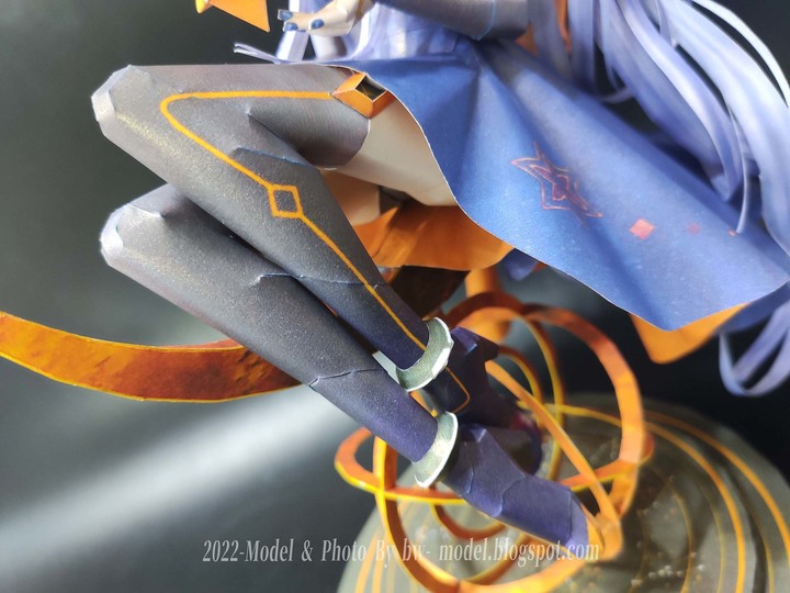 點我看大圖 VOCALOID 虛擬歌手 星塵Stardust 紙模型 製做 Paper Craft ペーパークラフト