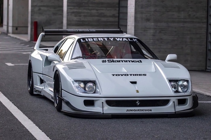 你會把上億的法拉利F40拿去改寬體嗎? Liberty Walk Ferrari