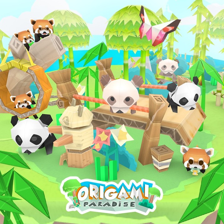 《摺紙島:悠遊樂園》Origami Paradise 動物摺紙題材的療癒系遊戲 1月11日 通知上線 | 建造屬於自己的摺紙世界 布置養成各式各樣可愛的摺紙動物