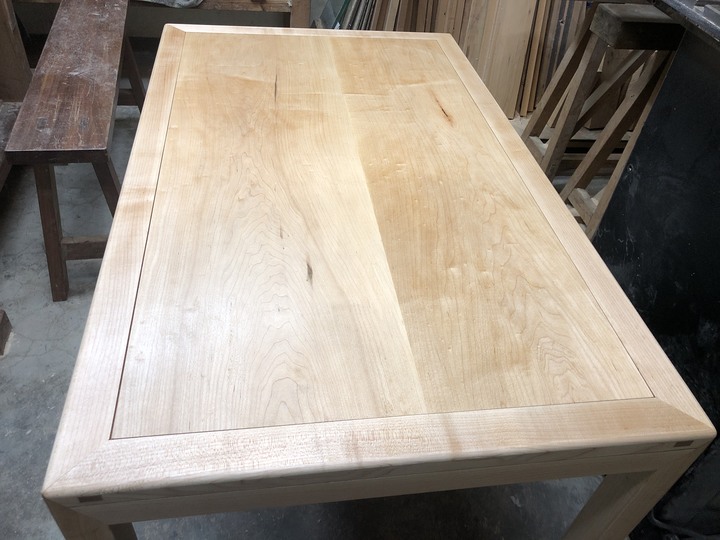 楓木 四面平榫卯桌。