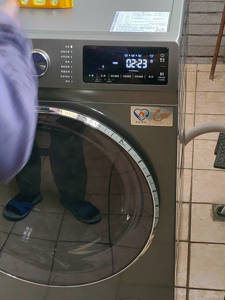 開箱 聲寶ES-ND12DH滾筒洗衣機