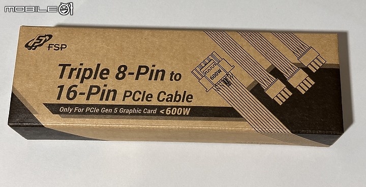 FSP 全漢 12VHPWR Gen5 線材(600W) 簡單開箱