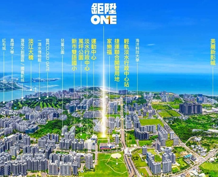 淡水地王級景觀宅“鉅陞ONE”賞屋
