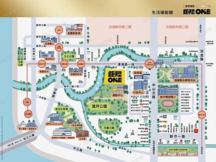 淡水地王級景觀宅“鉅陞ONE”賞屋