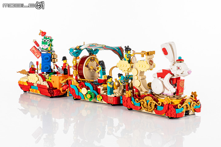 樂高LEGO新春系列「賀年擺飾」、「花車巡遊」開箱|觀賞把玩皆宜!