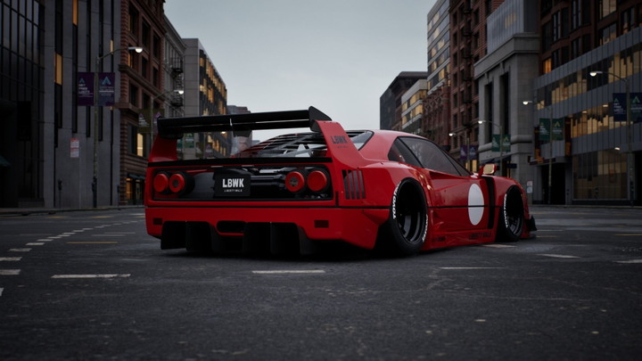 你會把上億的法拉利F40拿去改寬體嗎? Liberty Walk Ferrari